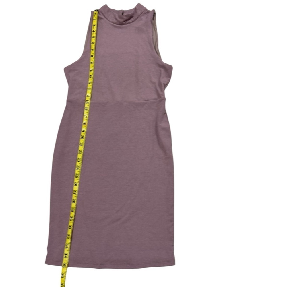 Lovers And Friends Mauve Purple Turtleneck Open Back Sheath Dress Size M NWT - Picture 3 of 8